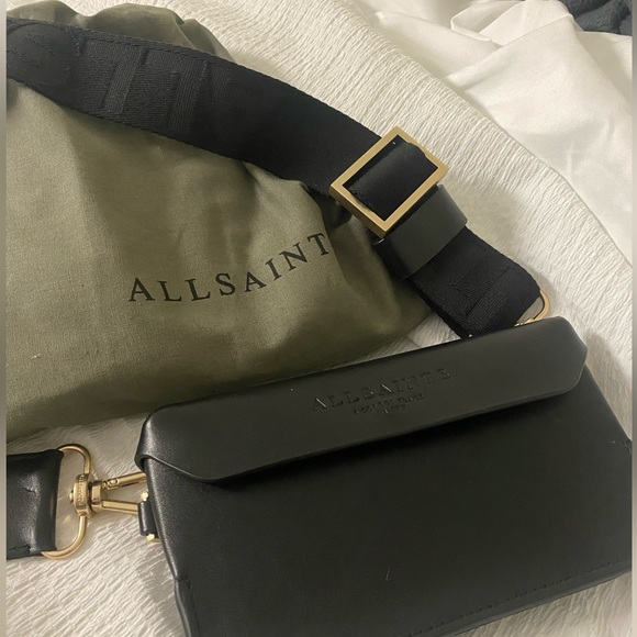 Black All Saints Purse - Picture 4 of 4